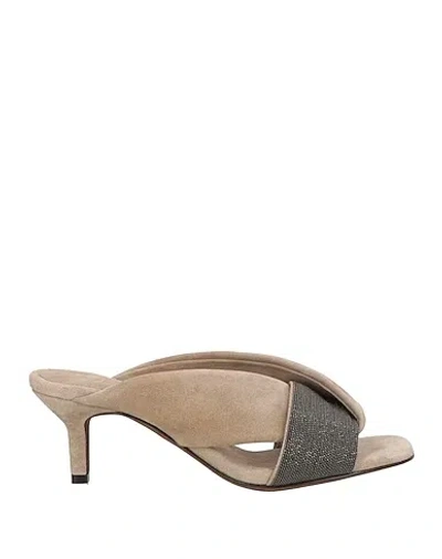 Brunello Cucinelli Simple High-heeled Sandals In Neutral