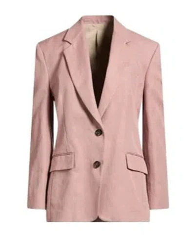 Brunello Cucinelli Simple Single-button Suit In Brown
