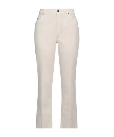Brunello Cucinelli Simple Solid Flared Jeans In Neutral