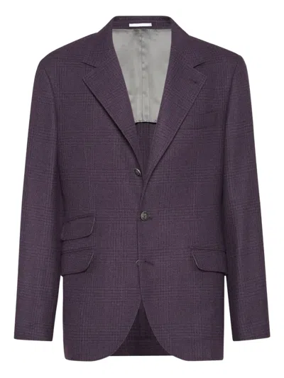 BRUNELLO CUCINELLI SINGLE-BREASTED BLAZER