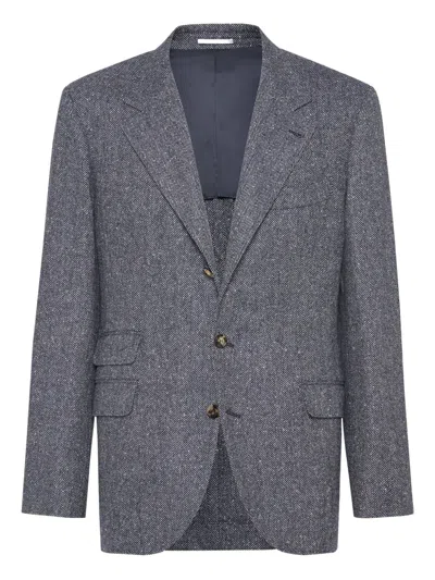 BRUNELLO CUCINELLI SINGLE-BREASTED BLAZER
