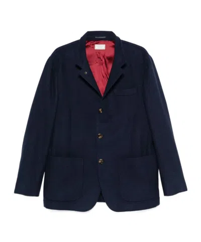 Brunello Cucinelli Single-breasted Blazer In Brown