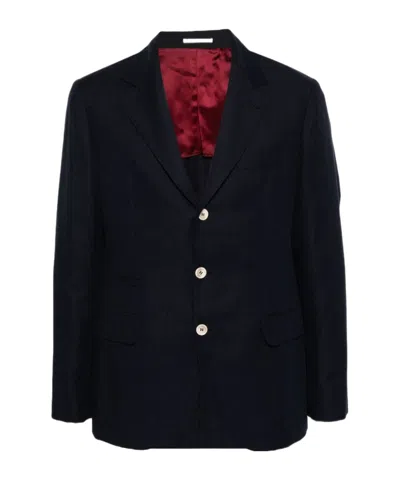 Brunello Cucinelli Single-breasted Blazer In Black