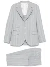 Brunello Cucinelli Single-breasted Blazer In Blue