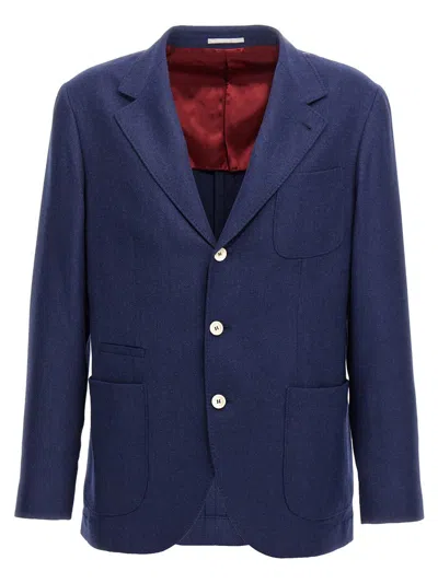 BRUNELLO CUCINELLI BRUNELLO CUCINELLI SINGLE-BREASTED BLAZER