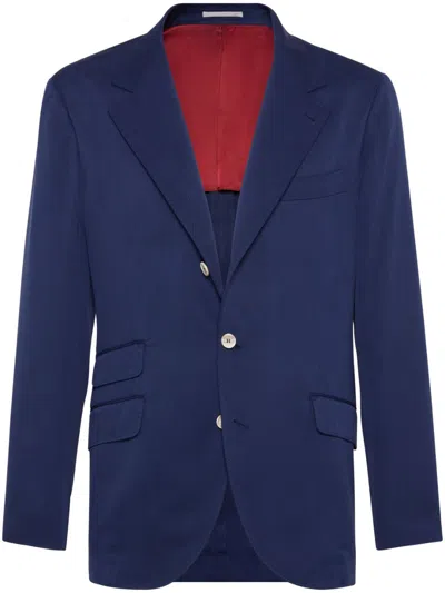 BRUNELLO CUCINELLI SINGLE-BREASTED BLAZER