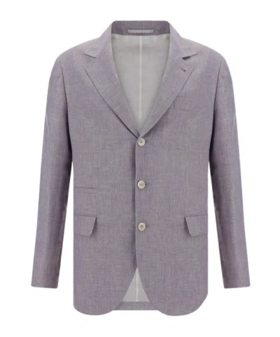 BRUNELLO CUCINELLI BRUNELLO CUCINELLI SINGLE-BREASTED BLAZER