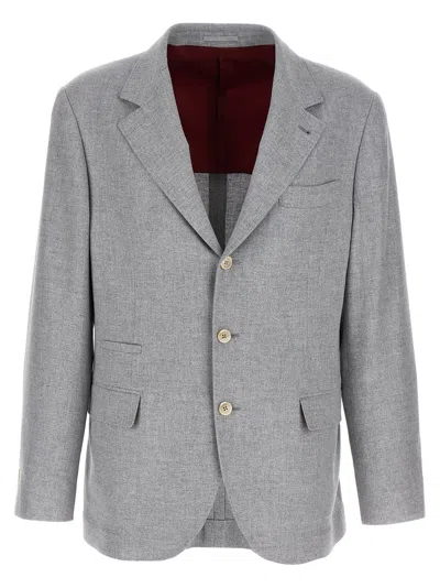 BRUNELLO CUCINELLI SINGLE-BREASTED BLAZER