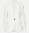 Brunello Cucinelli Single-breasted Blazer In Neutrals