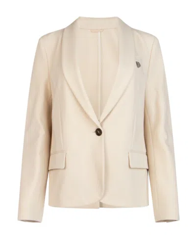 BRUNELLO CUCINELLI BRUNELLO CUCINELLI SINGLE BREASTED TAILORED BLAZER