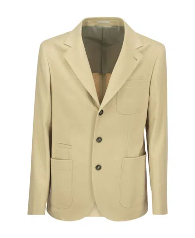 BRUNELLO CUCINELLI BRUNELLO CUCINELLI SINGLE-BREASTED TAILORED BLAZER