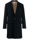 Brunello Cucinelli Single-breasted Cashmere Coat In Black