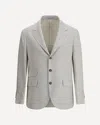 Brunello Cucinelli Single-breasted Check Blazer