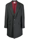 Brunello Cucinelli Double-flap Pocket Wool-blend Coat In Gray