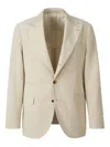 Brunello Cucinelli Straight Corduroy Blazer In Neutral
