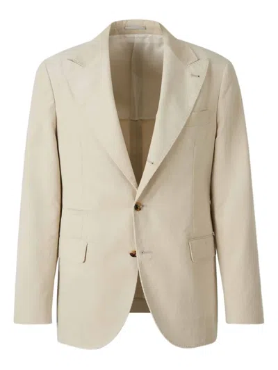 BRUNELLO CUCINELLI SINGLE-BREASTED JACKET
