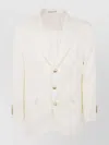 Brunello Cucinelli Single Breasted Jacket Notch Lapel In Neutral