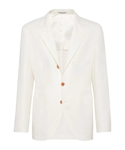 BRUNELLO CUCINELLI BRUNELLO CUCINELLI SINGLE-BREASTED TAILORED BLAZER