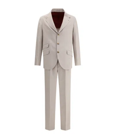 BRUNELLO CUCINELLI BRUNELLO CUCINELLI SINGLE-BREASTED SUIT