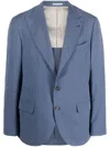 Brunello Cucinelli Single-breasted Tailored Blazer In Blue