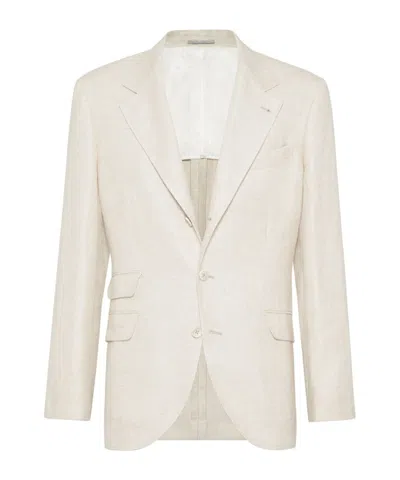 BRUNELLO CUCINELLI BRUNELLO CUCINELLI SINGLE-BREASTED TAILORED BLAZER