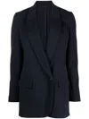 Brunello Cucinelli Single-breasted Tailored Jacket In Blue