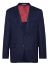 Brunello Cucinelli Single-breasted Blazer In Blue