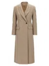 Brunello Cucinelli Lightweight Wool Cloth Coat With Jewellery