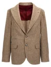 Brunello Cucinelli Single-breasted Blazer With Structured Shoulders