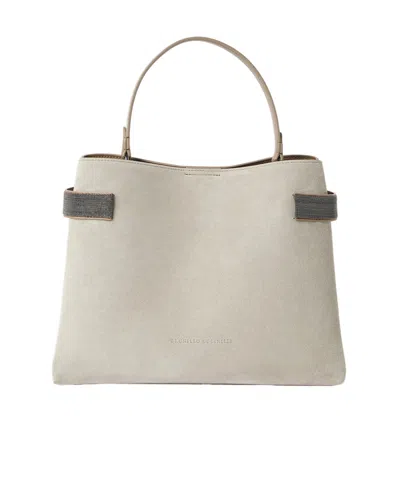 Brunello Cucinelli Single-handle Handbag In Brown