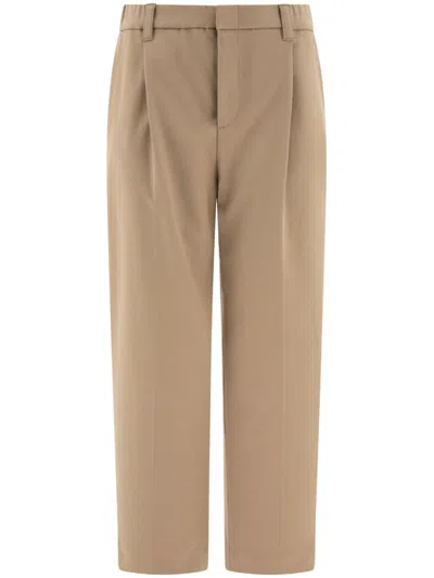 BRUNELLO CUCINELLI SINGLE-PLEAT STRAIGHT-LEG TROUSERS