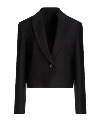 Brunello Cucinelli Single-breasted Blazer In Black