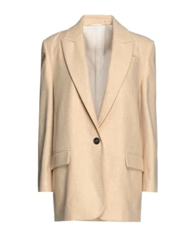 Brunello Cucinelli Single-breasted Blazer In Neutral