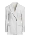 Brunello Cucinelli Single-breasted Blazer In White