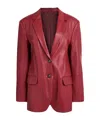 Brunello Cucinelli Single-breasted Blazer In Red