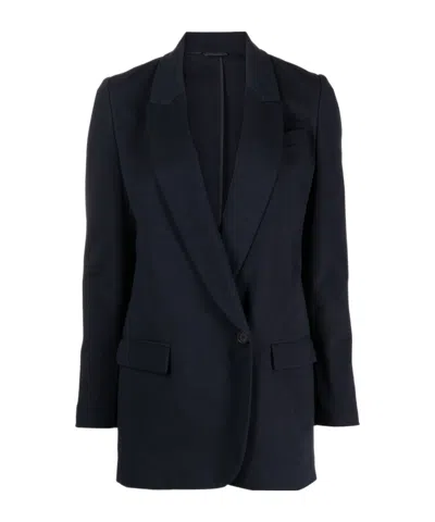 Brunello Cucinelli Single-breasted Tailored Jacket In Black