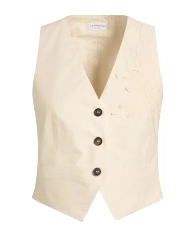 Brunello Cucinelli Single-breasted Vest In Neutral
