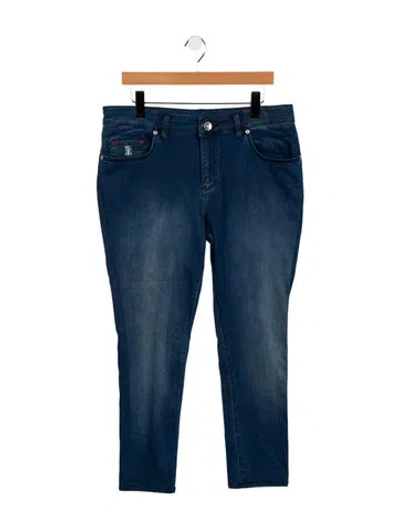 Pre-owned Brunello Cucinelli Skinny Jeans In Blue
