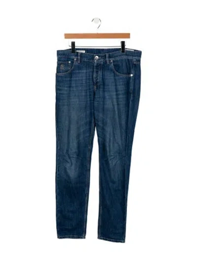 Pre-owned Brunello Cucinelli Skinny Jeans In Blue