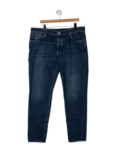 Pre-owned Brunello Cucinelli Skinny Jeans In Blue
