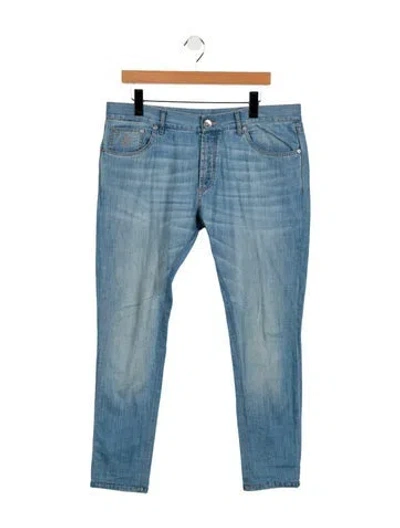 Pre-owned Brunello Cucinelli Skinny Jeans In Blue