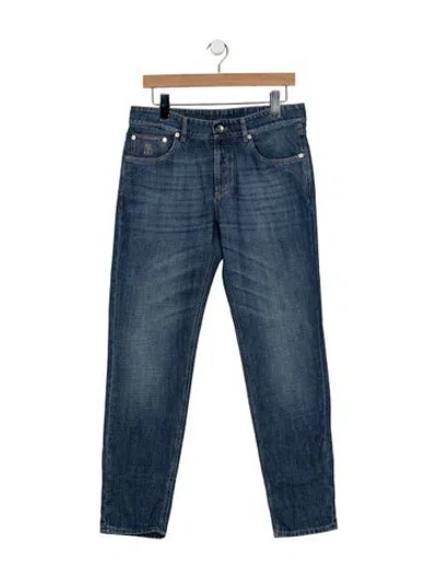 Pre-owned Brunello Cucinelli Skinny Jeans In Blue