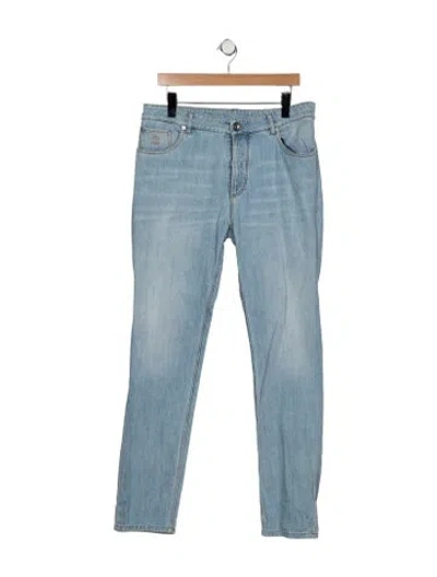 Pre-owned Brunello Cucinelli Skinny Jeans In Blue