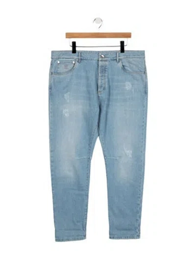 Pre-owned Brunello Cucinelli Skinny Jeans In Blue