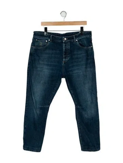 Pre-owned Brunello Cucinelli Skinny Jeans In Blue