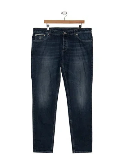 Pre-owned Brunello Cucinelli Skinny Jeans In Blue