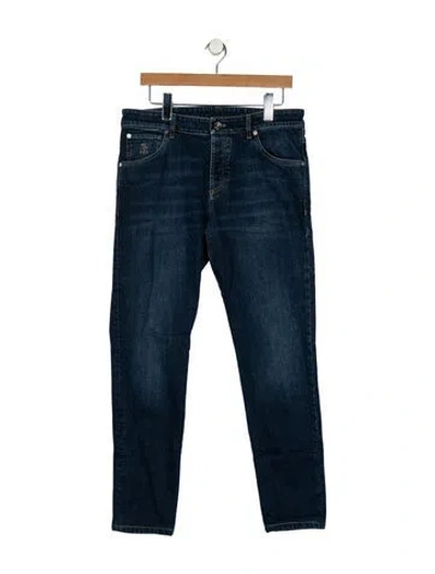 Pre-owned Brunello Cucinelli Skinny Jeans In Blue
