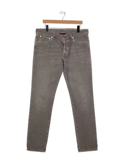 Pre-owned Brunello Cucinelli Skinny Jeans In Gray