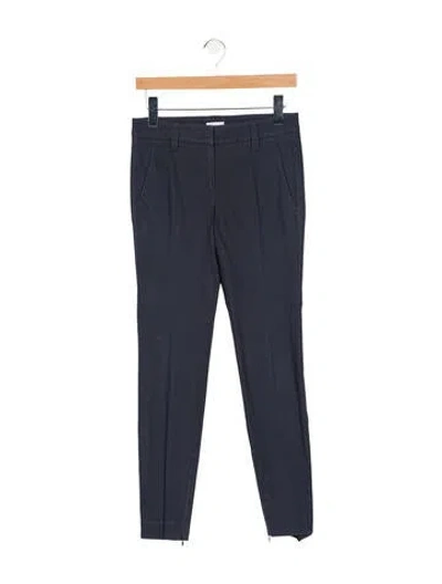 Pre-owned Brunello Cucinelli Skinny Leg Pants In Blue