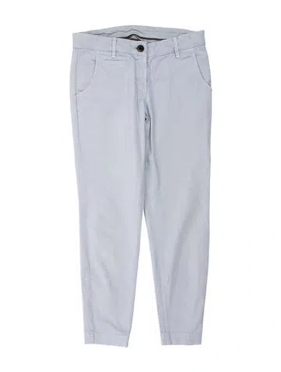 Pre-owned Brunello Cucinelli Skinny Leg Pants In Blue